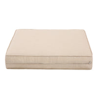 Grand Patio 6 Piece Wicker Patio Furniture Set, All Weather Outdoor Conversation Set Sectional Sofa With Water Resistant Beige Thick Cushions And Coffee Table Beige Cotton Steel