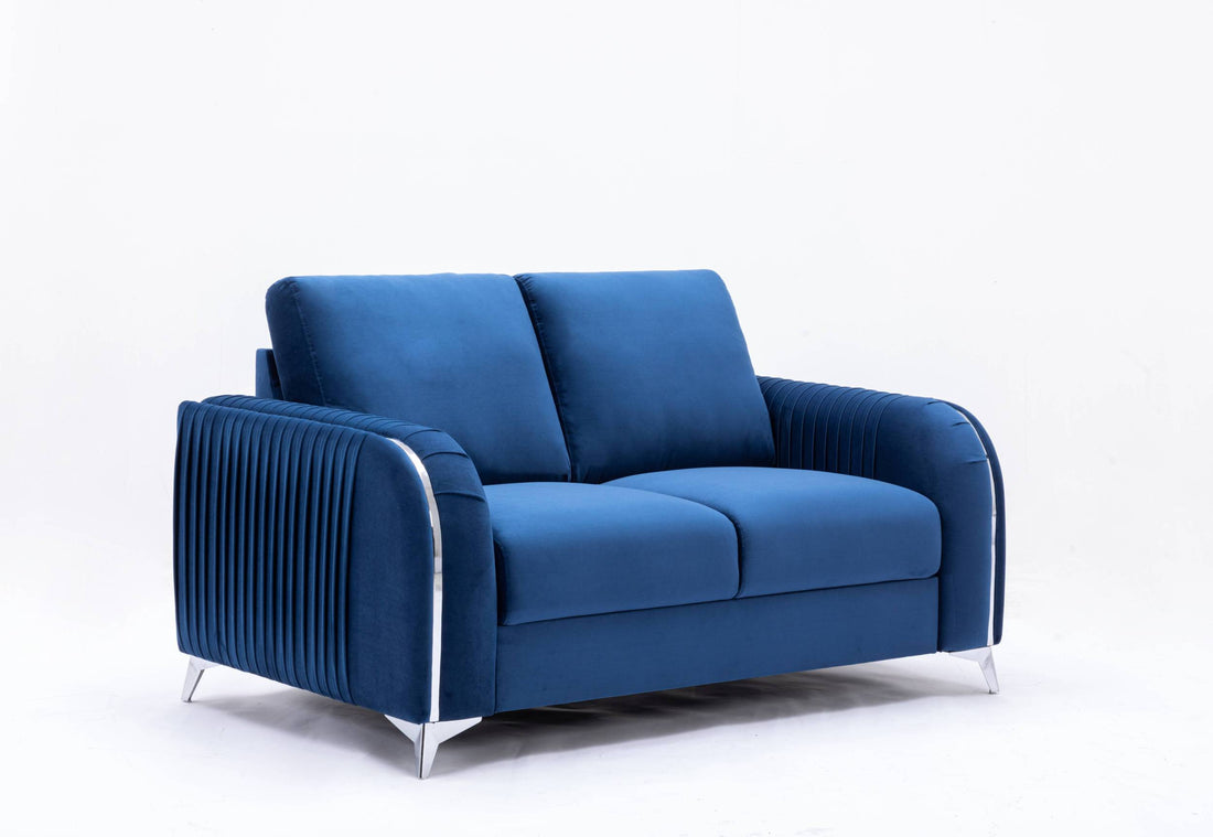 Wenona Loveseat, Blue Velvet Lv01775 Blue Velvet