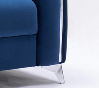 Wenona Loveseat, Blue Velvet Lv01775 Blue Velvet