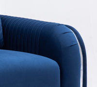 Wenona Loveseat, Blue Velvet Lv01775 Blue Velvet