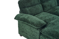 U Shaped Profile Sofa, Including Two Single Seats And Two Chaise, Modular Sofa, Chenille Sofa,Green Green Foam Polyester 4 Seat