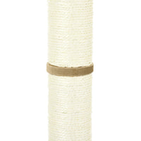 Pawhut Unique Cat Tree Made From Cat Shelves With 8 Levels For More Height, Wall Mounted Cat Tree Climbing Playground With Cat Hammocks, Modern Cat Tree Natural Particle Board