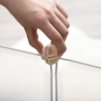 Pawhut Pet Playpen Diy Small Animal Cage Open Enclosure Portable Plastic Fence 12 Panels For Bunny Chinchilla Guinea Pig White, 18" X 14" White Steel