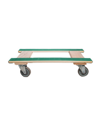Harwood 18" X 30" Rubber Mash Top Dolly Wood Plywood