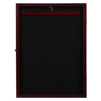 Jersey Frame Display Case With Lengthened Hanger For Baseball Basketball Football Hockey Sport Shirt And Uniform, Brown Brown Pine
