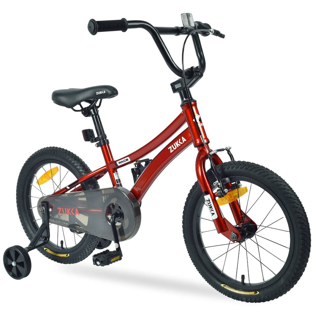 Kids Bike,16 Inch Kids' Bicycle With Training Wheels For Boys Age 4 7 Years,Multiple Colors Cycling Red Garden & Outdoor Steel