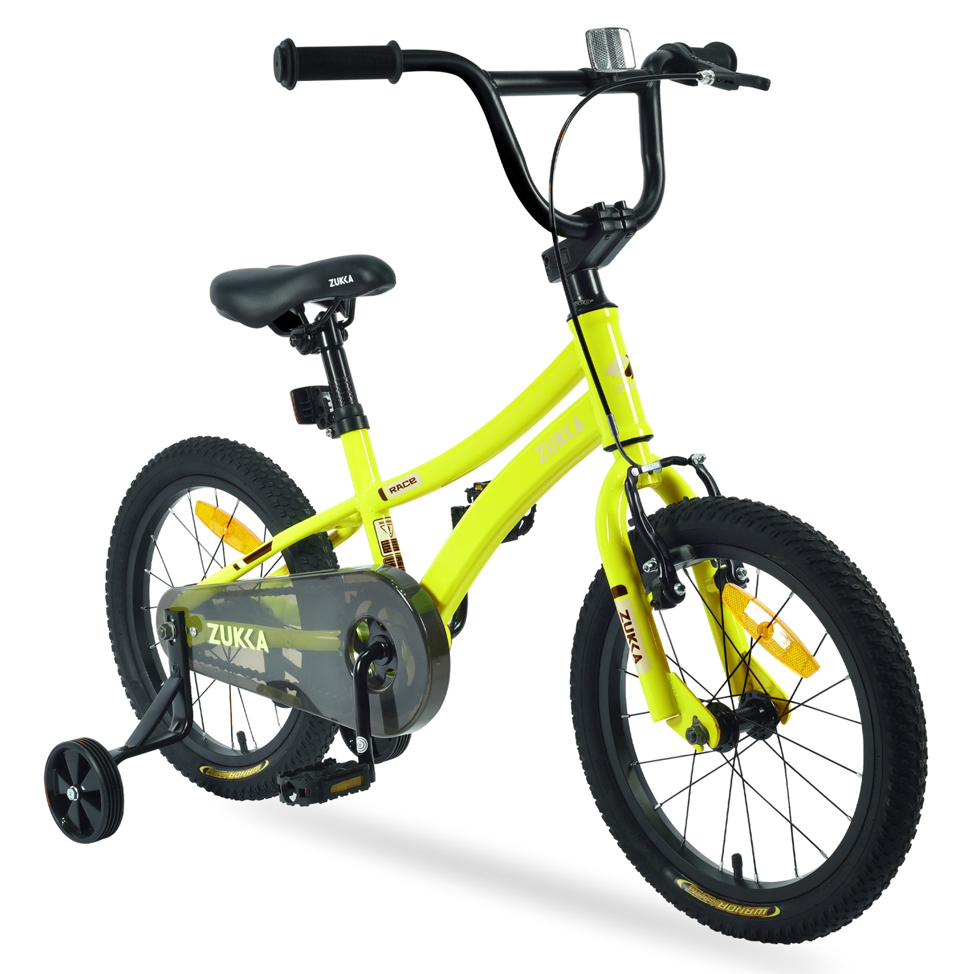 Kids Bike,16 Inch Kids' Bicycle With Training Wheels For Boys Age 4 7 Years,Multiple Colors Cycling Yellow Garden & Outdoor Steel