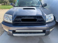 Front Grille For 4Th Gen 2003 2004 2005 4Runner Trd Pro Grill Wth Light And Letters Black Matt Black Abs Abs