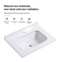 24" Bathroom Vanity Bathroom Vanity Withe White Marble