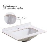 24" Bathroom Vanity Bathroom Vanity Withe White Marble