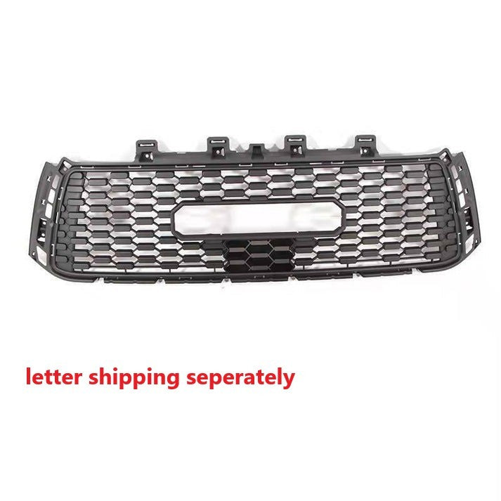 Grille Repalcement Fits For 2Nd Gen 2010 2011 2012 2013 Toyota Tundra Trd Pro Grille W Letters Matt Black Abs Abs