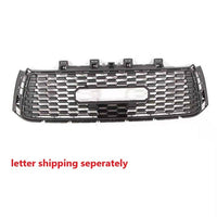 Grille Repalcement Fits For 2Nd Gen 2010 2011 2012 2013 Toyota Tundra Trd Pro Grille W Letters Matt Black Abs Abs