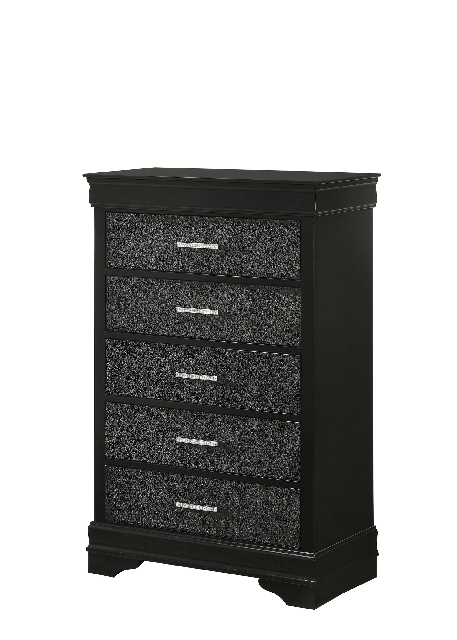 Amalia Chest Black Black Wood