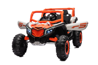 Ride On Car, Kids Electric Utv Car, Tamco Riding Toys For Kids With Remote Control Amazing Gift For 3 6 Years Boys Girls White Light Orange 50 99 Lbs Plastic