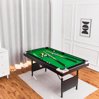 5.5Ft Billiard Table, 1.67M Pool Table,Billiards,5.5Ft Game Table,Children'S Game Table,Table Games,Family Movement, Children'S Billiard Table, Children'S Pool Table, Small Pool Table Balls Sports Black Without Foldable Primary Living Space American