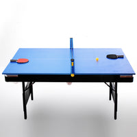 5.5Ft 3 In 1 Billiard Table, 3 In 1 Pool Table, 5.5Ft Game Table, 3 In 1 Table Tennis Table, Billiards, Pool Table, Multifunctional Billiard Table, Multifunctional Table Tennis Table Black Blue Without Foldable American Design,European Multifunctional