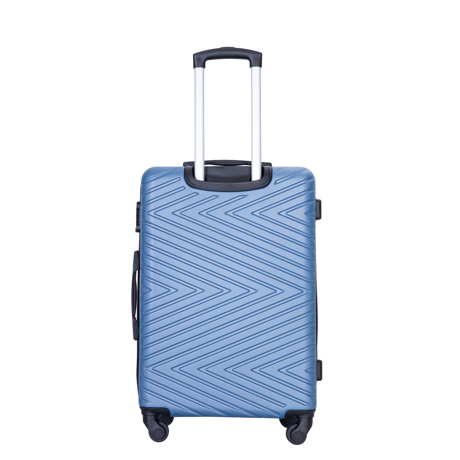 Luggage 4 Piece Abs Lightweight Suitcase With Rotating Wheels, 24 Inch And 28 Inch With Tsa Lock, 16 20 24 28 Blue Blue Abs