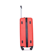 Luggage 4 Piece Abs Lightweight Suitcase With Rotating Wheels, 24 Inch And 28 Inch With Tsa Lock, 16 20 24 28 Red Red Abs