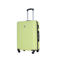 Luggage 4 Piece Abs Lightweight Suitcase With Rotating Wheels, 24 Inch And 28 Inch With Tsa Lock, 16 20 24 28 Fluorescent Green Fluorescent Green Abs