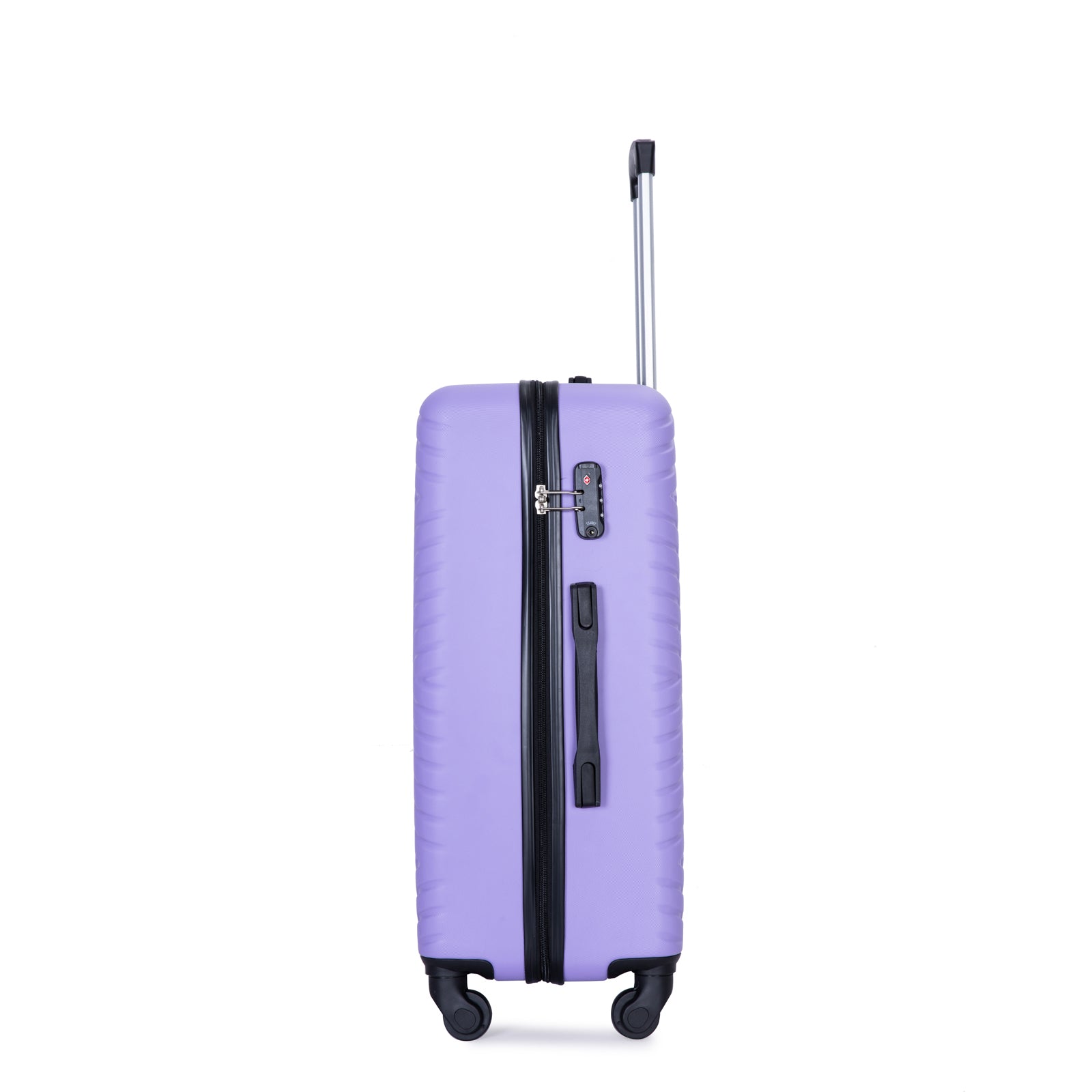 Luggage 4 Piece Abs Lightweight Suitcase With Rotating Wheels, 24 Inch And 28 Inch With Tsa Lock, 16 20 24 28 Light Purple Light Purple Abs