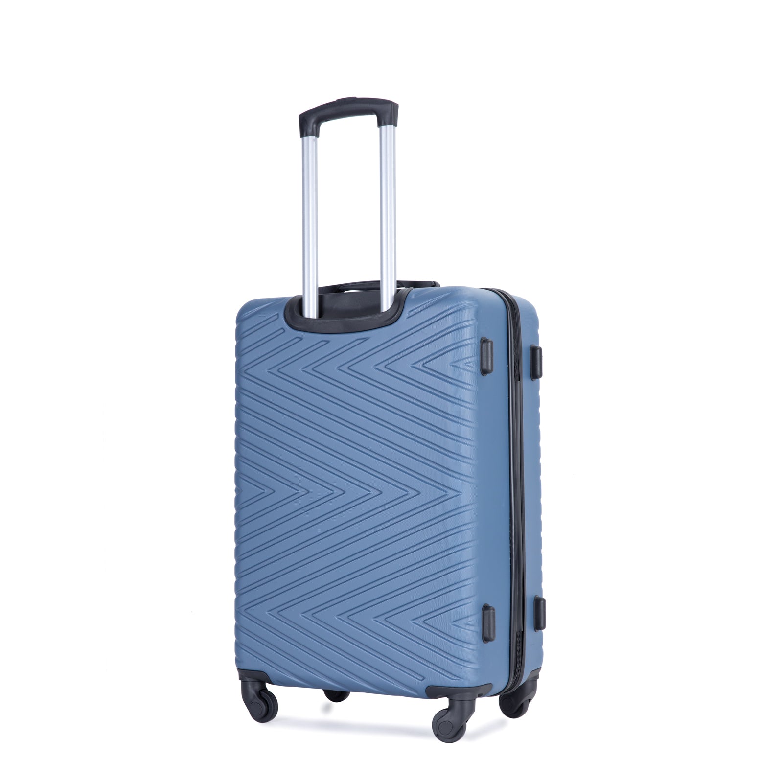 Luggage 4 Piece Abs Lightweight Suitcase With Rotating Wheels, 24 Inch And 28 Inch With Tsa Lock, 16 20 24 28 Blue Blue Abs