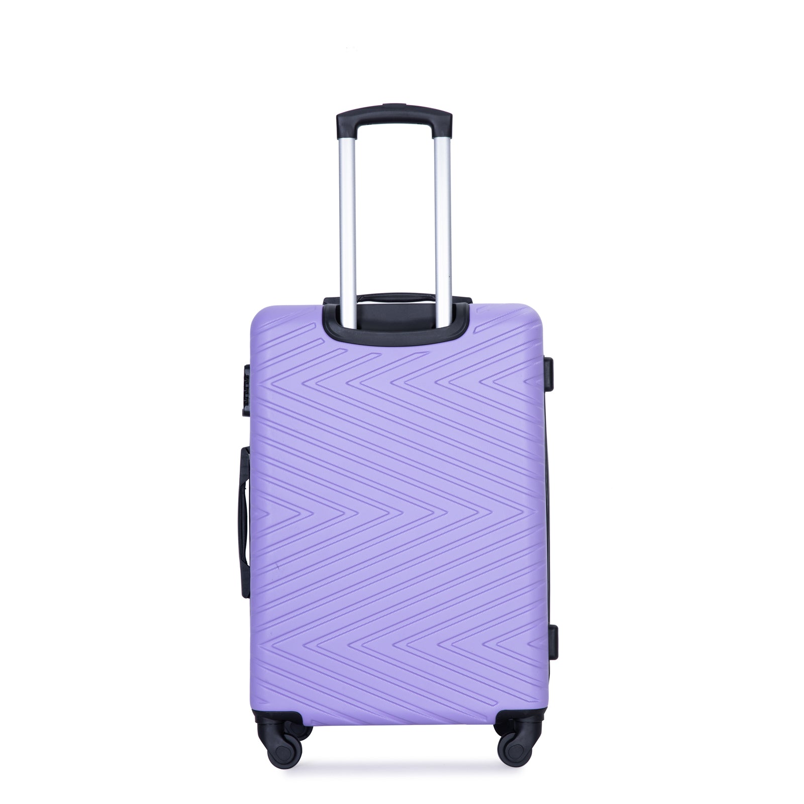 Luggage 4 Piece Abs Lightweight Suitcase With Rotating Wheels, 24 Inch And 28 Inch With Tsa Lock, 16 20 24 28 Light Purple Light Purple Abs