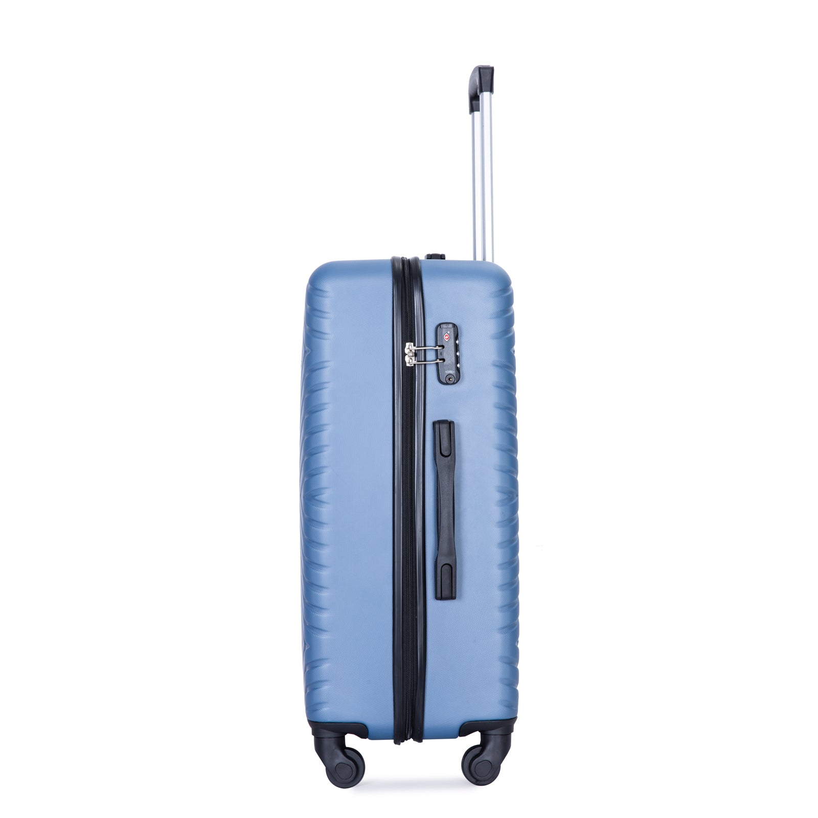 Luggage 4 Piece Abs Lightweight Suitcase With Rotating Wheels, 24 Inch And 28 Inch With Tsa Lock, 16 20 24 28 Blue Blue Abs