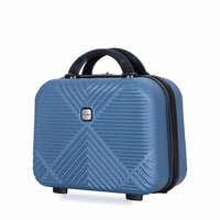 2Piece Luggage Sets Abs Lightweight Suitcasespinner Wheels, 20 14 Blue Blue Abs