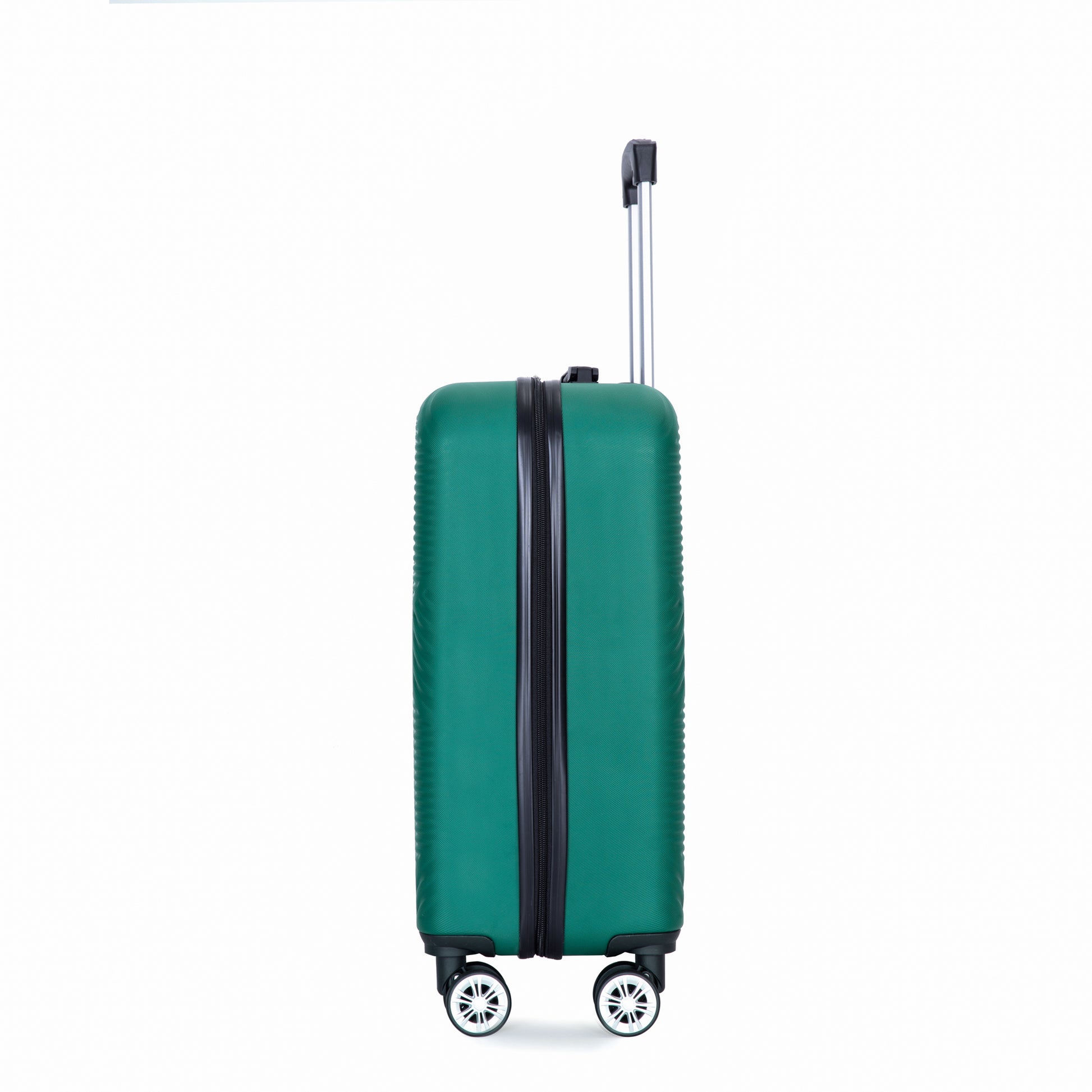 2Piece Luggage Sets Abs Lightweight Suitcasespinner Wheels, 20 14 Dark Green Dark Green Abs