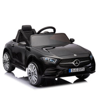 12V Kids Ride On Car W Parents Remote Control,Licensed Mercedes Benz Cls 350 For Kids,Four Wheel Suspension,Power Display,Music,Volume Control,Led Lights,Mp3,Usb Sd For Kids 37 95 Months. Black 50 99 Lbs Polypropylene