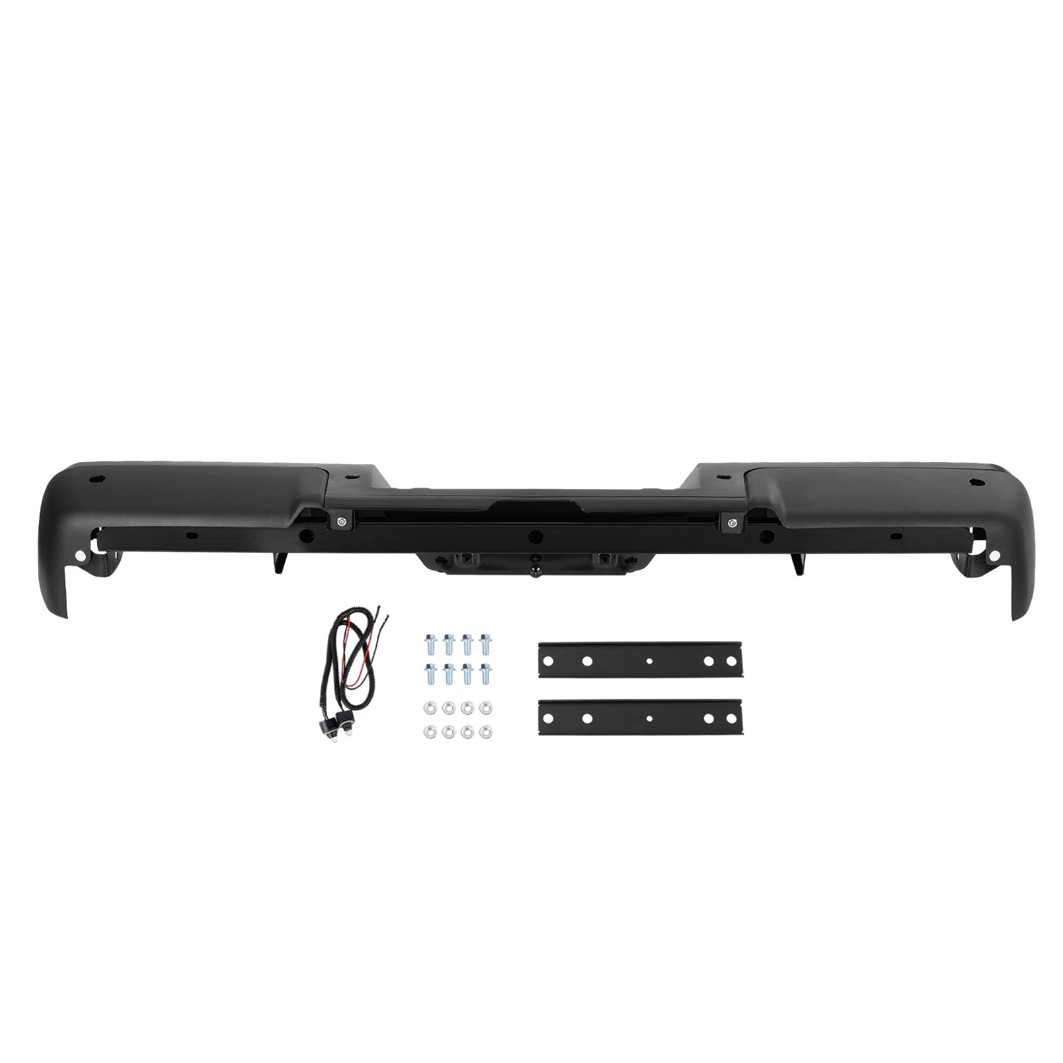 1Set For 2008 2016 Ford F250 With Holes Plastic Black Fo1103151 Black Metal Plastic