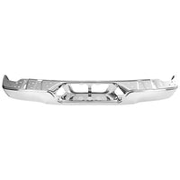 1Pc 2007 2014 Toyota Tundra Rear Bumper Silver Metal Abs