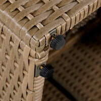 Customizable Outdoor Patio Furniture Set, Wicker Furniture Sofa Set With Thick Cushions, Suitable For Backyard, Porch. Yes Beige Garden & Outdoor Complete Patio Sets Hdpe