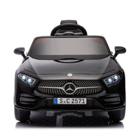 12V Kids Ride On Car W Parents Remote Control,Licensed Mercedes Benz Cls 350 For Kids,Four Wheel Suspension,Power Display,Music,Volume Control,Led Lights,Mp3,Usb Sd For Kids 37 95 Months. Black 50 99 Lbs Polypropylene