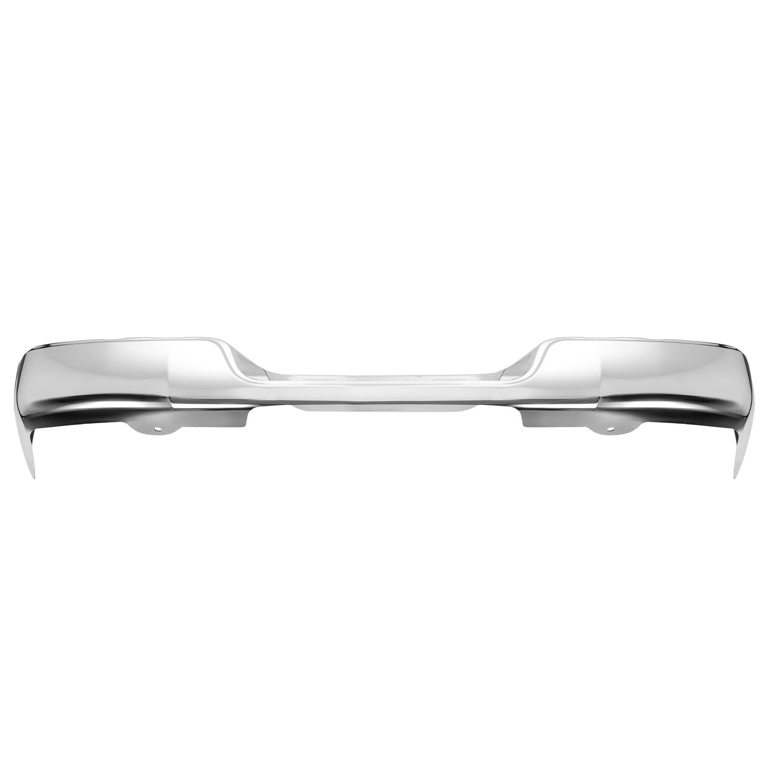 1Pc 2007 2014 Toyota Tundra Rear Bumper Silver Metal Abs