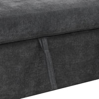 124.8"L Shaped Sofa Convertible Sofa Bed Pull Out Sofa Sleeper With Two Back Pillows, Two Usb Ports And Two Power Sockets For Living Room, Gray Old Sku:Sg000890Aae Gray Foam Chenille 6 Seat