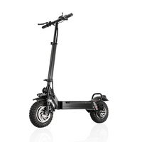 Ultimate Electric Scooter For Adults: Dual Drive 2400W Motor, High Speeds Up To 34.5Mph, Extended Range Up To 40 Miles, 48V20Ah Lithium Battery Smart Features With Led Strip Light Black Abs Pc