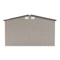 Patio, Lawn & Garden,Metal Outdoor Storage Shed 10Ft X 12Ft,Clearance With Lockable Door Metal Garden Shed Steel Anti Corrosion Storage House Waterproof Tool Shed For Backyard Patio Brown Metal