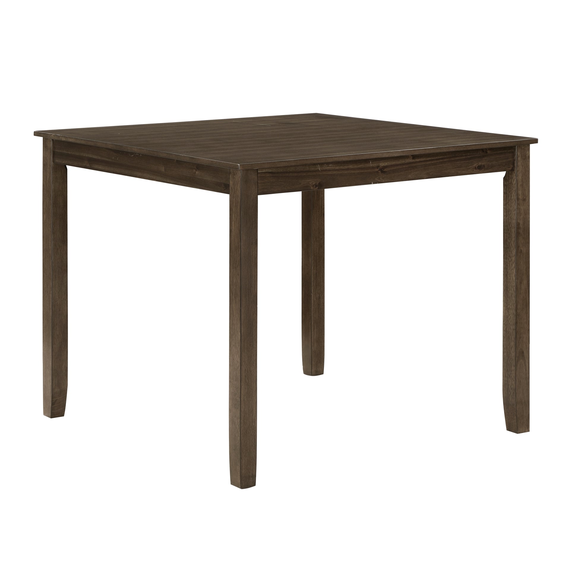 Charcoal Brown Finish 5Pc Dining Set Table And 4 Side Chairs X Back Design Kitchen Dining Furniture Wooden Transitional Breakfast Wood Wood Brown Mix Seats 4 Wood Dining Room 36 Inches Casual,Transitional 4 Leg Square Dining Table With Chair Wood
