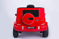 Licensed Mercedes Benz G63 Kids Ride On Car,Kids Electric Car With Remote Control 12V Licensed Children Car Motorized Vehicles For Girls,Boys,Giftmusic, Horn, Spring Suspension, Safety Lock Red Plastic