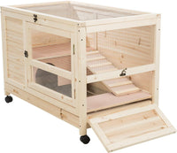 Rabbit Cage White Wool