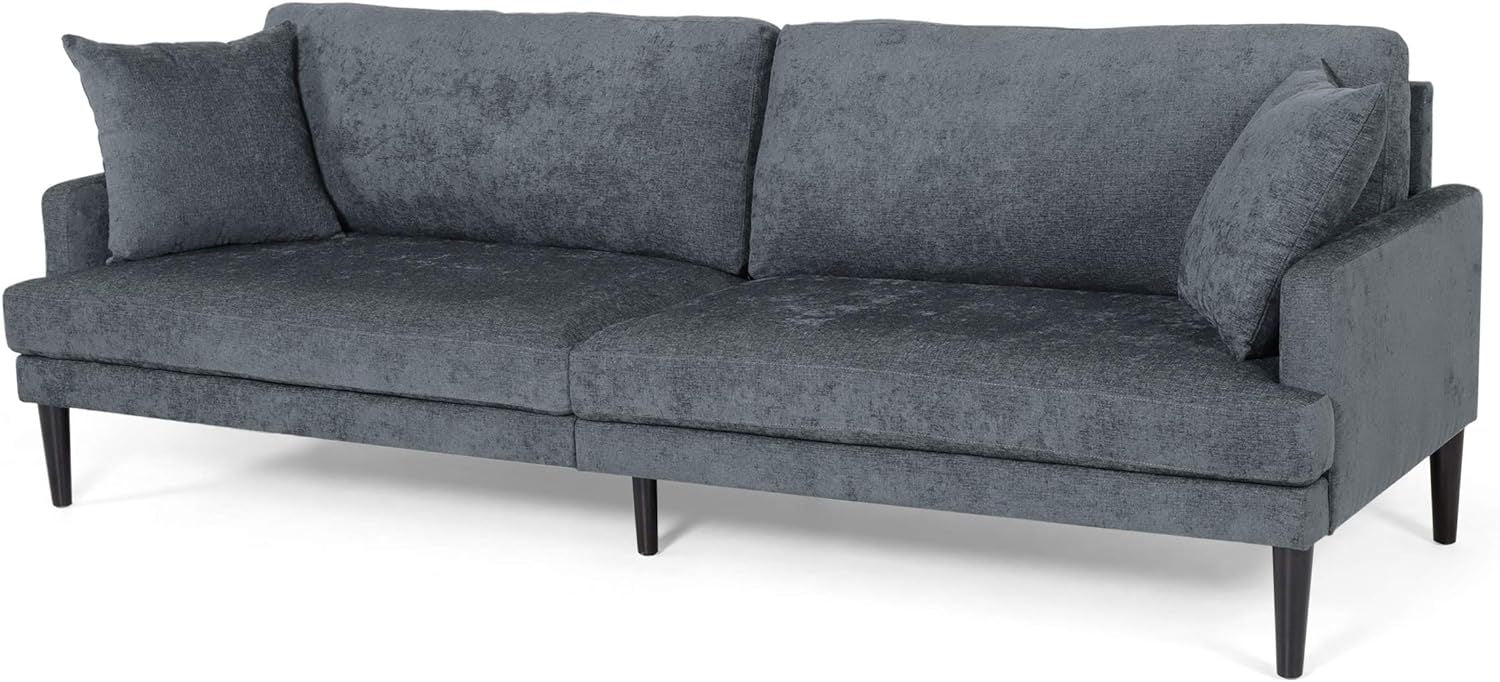 3 Seater Sofa Charcoal Fabric