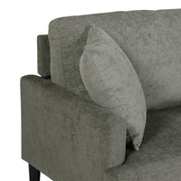 3 Seater Sofa Grey Fabric