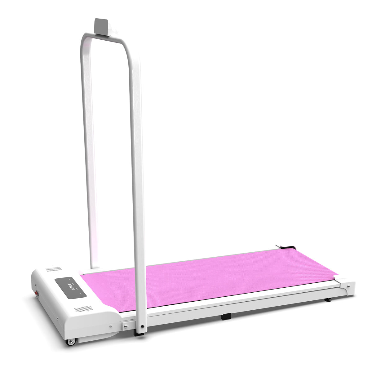 Under Desk Treadmill, Walking Pad, 2 In 1 Portable Treadmill With Handle Remote Control Led Display, Walking Jogging Machine For Home Office Use 265 Lbs Pink Pink Abs Rubber Steel Q235