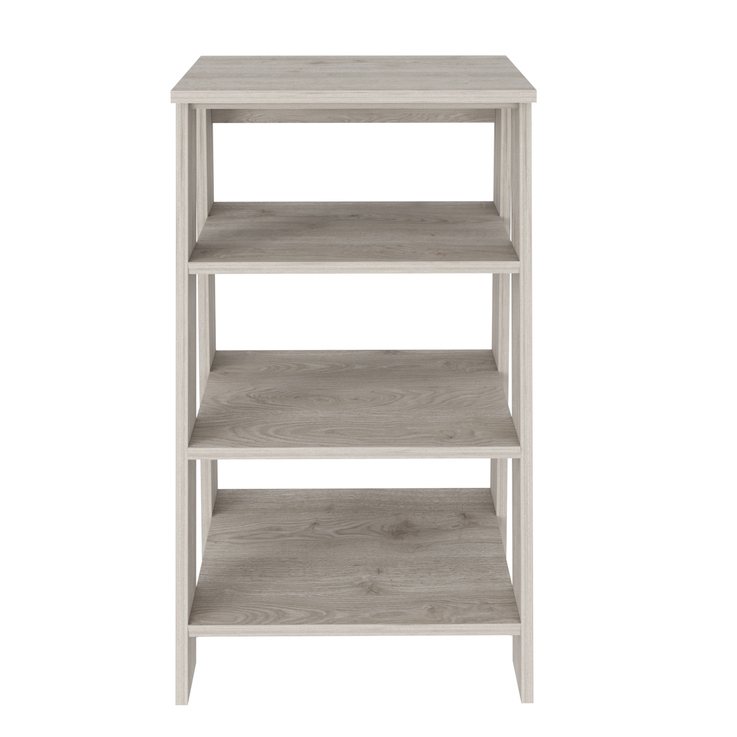 Phoenix Linen Cabinet, Four Shelves Light Gray Up To 17 In 24 To 31 In Bathroom Freestanding Modern 15 20 Inches Pine Engineered Wood