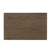 Walnut Brown Finish 5Pc Dining Set Rectangular Table And 4 Side Chairs Tufted Upholstered Seat Back Wooden Kitchen Set Dining Room Furniture Wood Wood Walnut Solid Back Seats 4 Dining Room 48 Inches Modern 4 Leg Rectangular Dining Table With Chair Wood