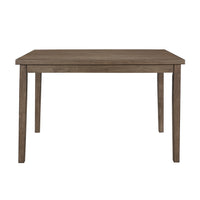 Walnut Brown Finish 5Pc Dining Set Rectangular Table And 4 Side Chairs Tufted Upholstered Seat Back Wooden Kitchen Set Dining Room Furniture Wood Wood Walnut Solid Back Seats 4 Dining Room 48 Inches Modern 4 Leg Rectangular Dining Table With Chair Wood