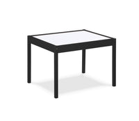 Gibson 3 Piece Dry Erase Kids Table & Two Chair Set, Black Black Rubberwood Wood