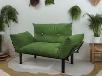 Ada Beautiful Seat, Khaki Green Foam Metal