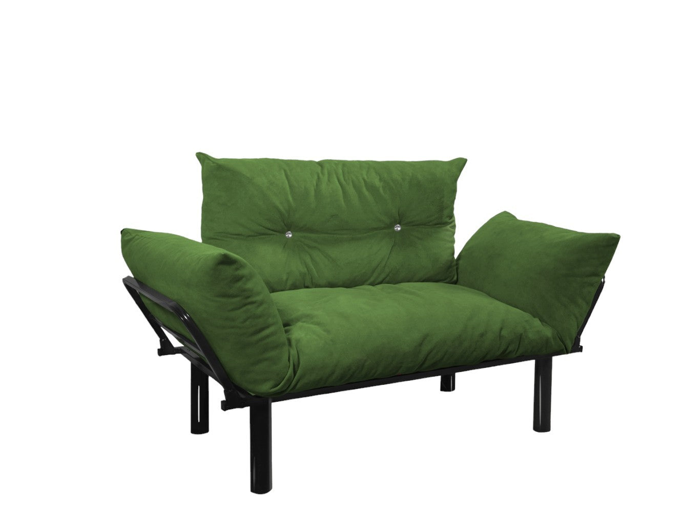 Ada Beautiful Seat, Khaki Green Foam Metal